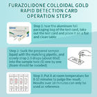 Furazolidon Kolloidgold-Schnellaufdeckungskarte fournisseur