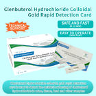 Clenbuterolhydrochlorid Kolloidgold-Schnellaufdeckungskarte fournisseur